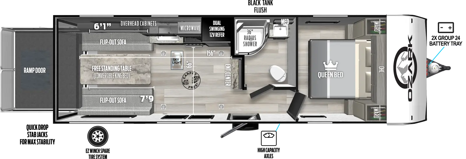 Ozark 2500TH Forest River RV